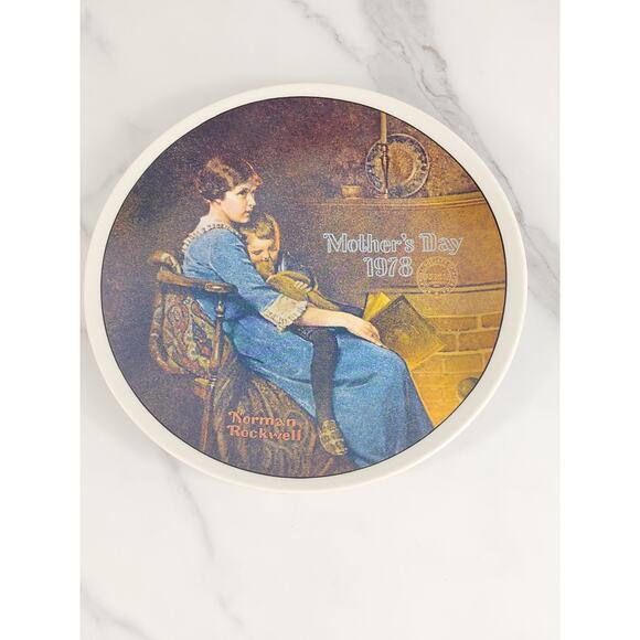 Bedtime Plate Wall Decor 1978 Fine China 8 1/2" Mother's Day Home Decor Vintage - Picture 8 of 12